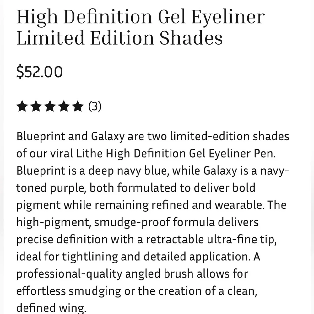 Lithe High Definition Gel Eyeliner Set